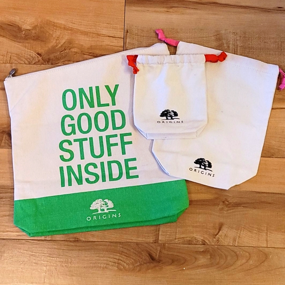 BN Origins Canvas Zip & Drawstring Bags
